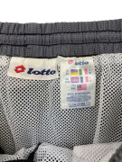 Lotto Σορτς Big Logo Μαύρο Γκρι Unisex XXL