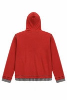Y2K LOTTO ZIP HOODIE RETRO RED MEN PRE OWNED S