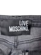 Love Moschino Γυναικείο Τζιν Παντελόνι Γκρι με Αλυσίδα S