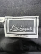 Luisa Spagnoli Φούστα Vintage Elegant Με Ζώνη Μαύρη Γυναικεία L