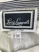 LUISA SPAGNOLI GONNA VINTAGE A RIGHE BIANCO E NERO DA DONNA L