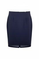 LUISA SPAGNOLI VINTAGE SKIRT LOGO BLUE WOMEN L