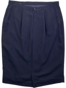 LUISA SPAGNOLI VINTAGE SKIRT LOGO BLUE WOMEN L