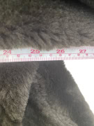 Machalie Vintage Faux Fur Παλτό-Κάπα Logo Μαύρο Γυναικείο One Size (XL Fit)