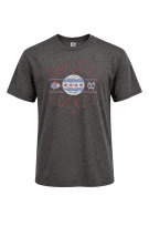 MAJESTIC ATHLETIC GRAPHIC TEE WASHED CHARCOAL UOMO PRE OWNED L