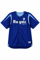 MAJESTIC BASEBALL JERSEY VINTAGE ROYALS ΜΠΛΕ ΑΝΤΡΙΚΟ PRE OWNED XL