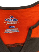 Majestic Cleveland Browns T-Shirt Μαύρο-Πορτοκαλί Γυναικείο L