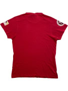 MAJESTIC COOPERSTOWN MLB NEW YORK YANKEES T-SHIRT ALL-OVER PRINT ΚΟΚΚΙΝΟ ΓΥΝΑΙΚΕΙΟ M
