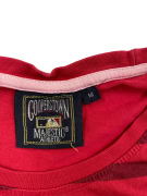 MAJESTIC COOPERSTOWN MLB NEW YORK YANKEES T-SHIRT ALL-OVER PRINT ΚΟΚΚΙΝΟ ΓΥΝΑΙΚΕΙΟ M