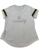 MAJESTIC ΚΟΝΤΟΜΑΝΙΚΗ ΜΠΛΟΥΖΑ GRAPHIC ΛΕΥΚΟ ΓΥΝΑΙΚΕΙΟ PRE OWNED XXL