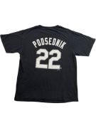 MAJESTIC T-shirt CHICAGO WHITE SOX Λογότυπο Μαύρο UNISEX L pre-owned