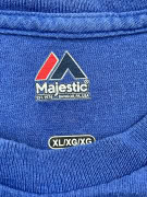 Majestic T-Shirt Logo Blue UNISEX XL
