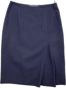MARELLA PINSTRIPE SKIRT DARK BLUE WOMEN'S S