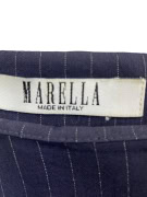 MARELLA PINSTRIPE SKIRT DARK BLUE WOMEN'S S