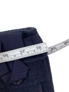 Marella Sport Μάλλινη Φούστα Μπλε με Κουμπιά & Φιόγκο Γυναικεία XL