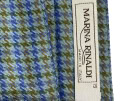 MARINA RINALDI ΦΟΥΣΤΑ ΜΙΝΤΙ HOUNDSTOOTH ΜΠΛΕ/ΠΡΑΣΙΝΟ ΓΥΝΑΙΚΕΙΟ M