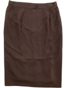 MARINA RINALDI ΦΟΥΣΤΑ VINTAGE PINSTRIPE ΚΑΦΕ ΓΥΝΑΙΚΕΙΑ L