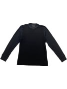 MARLBORO CLASSICS Maglia a maniche lunghe vintage nera da uomo taglia M
