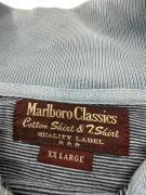 MARLBORO CLASSICS ΜΠΛΟΥΖΑ ΜΕ ΦΕΡΜΟΥΑΡ 1/4 VINTAGE MELANGE ΓΑΛΑΖΙΟ ΑΝΔΡΙΚΟ XX-LARGE