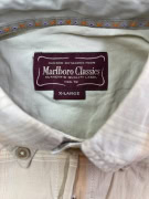 Marlboro Classics Πουκάμισο Vintage Καρό Μπεζ-Πορτοκαλί Ανδρικό XL