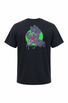 RARE 2010 SANTA CRUZ MARVEL COMICS GRAPHIC TEE BLACK ΑΝΤΡΙΚΟ PRE OWNED L