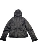 Massimo Rebecchi Μπουφάν Puffer Vintage Με Γούνα Μαύρο Γυναικείο 46 (S)