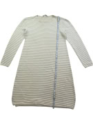 MAX MARA KNITTED MIDI DRESS ECRU WOMEN L