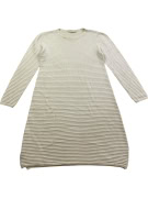 MAX MARA KNITTED MIDI DRESS ECRU WOMEN L