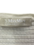 MAX MARA KNITTED MIDI DRESS ECRU WOMEN L