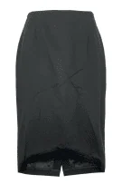 Max Mara Μαύρη Μάλλινη Pencil Φούστα Γυναικεία S