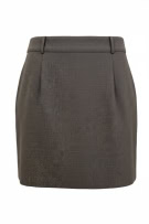 MAX&CO. MINI SKIRT BROWN WOMEN'S S