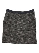 MAX&Co. Φούστα Vintage Μοτίβο Tweed Μαύρο-Λευκό Γυναικεία L