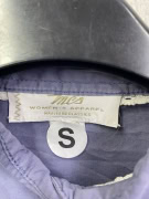 MCS MARLBORO CLASSICS CASUAL SHIRT EMBROIDERED LOGO BLUE-PURPLE WOMEN'S S