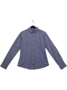 MCS MARLBORO CLASSICS CASUAL SHIRT EMBROIDERED LOGO BLUE-PURPLE WOMEN'S S