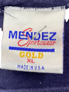 MENDEZ T-Shirt Fantasy Logo Blu Unisex XL