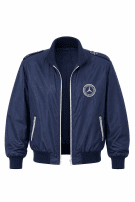 1980s MERCEDES BENZ TRACK JACKET SPORTSWEAR NAVY ΑΝΤΡΙΚΟ PRE OWNED L