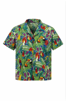MARCHIO NON IDENTIFICATO CAMICIA GRAPHIC MULTICOLORE UNISEX PRE OWNED XL