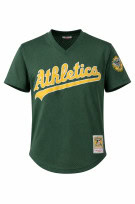 MITCHELL AND NESS MAGLIA ATHLETICS VERDE UOMO PRE OWNED 3XL