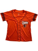 MLB Baltimore Orioles Baseball Jersey Logo Orange Women’s L