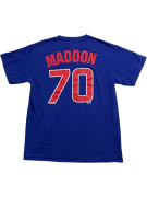 MLB GENUINE MERCHANDISE T-SHIRT CHICAGO logo MLB blu unisex taglia grande usata