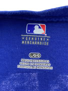 MLB GENUINE MERCHANDISE T-SHIRT CHICAGO logo MLB blu unisex taglia grande usata