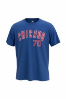 MLB GENUINE MERCHANDISE T-SHIRT CHICAGO logo MLB blu unisex taglia grande usata