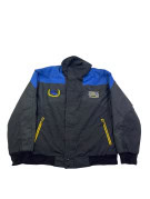 MODERN HEADWEAR GIUBBOTTO BOMBER RETRO SPORTSWEAR NERO BLU UOMO PRE OWNED XL