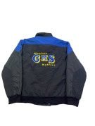 MODERN HEADWEAR GIUBBOTTO BOMBER RETRO SPORTSWEAR NERO BLU UOMO PRE OWNED XL