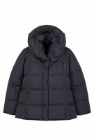 2000s MONCLER PUFFER JACKET MINIMAL BLACK ΓΥΝΑΙΚΕΙΟ PRE OWNED S
