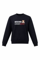 MOSCHINO ΦΟΥΤΕΡ ΜΠΛΟΥΖΑ GRAPHIC ΜΑΥΡΟ ΑΝΤΡΙΚΟ PRE OWNED M