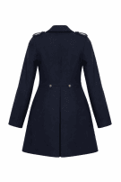 1990s MOSCHINO ΠΑΛΤΟ ΚΛΑΣΙΚΟ ΜΑΥΡΟ ΓΥΝΑΙΚΕΙΟ PRE OWNED S