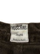 MOSCHINO Παντελόνι Κορδελί Vintage Με Λογοθέτηση Καφέ Γυναικείο XS