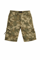 SYN JEANS CARGO SHORTS CAMO MARRONE UOMO PRE OWNED L