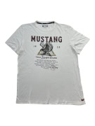 MUSTANG T-Shirt Vintage True Denim Graphic Λευκό Ανδρικό Large
